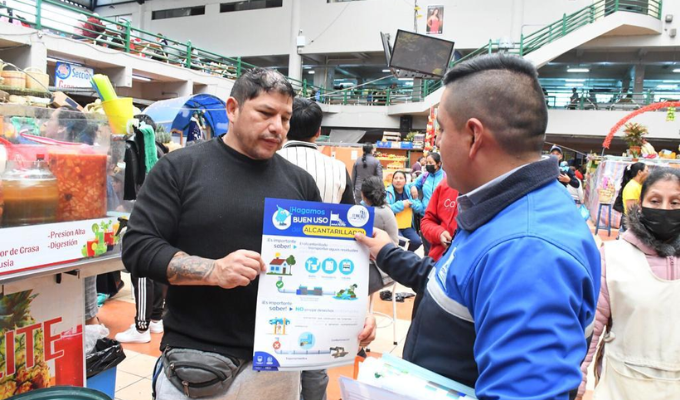 EMAPA lanza campaña sobre el buen uso del alcantarillado