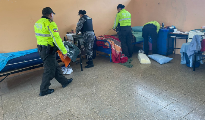 Requisa en CAI de Ambato revela presencia de objetos prohibidos