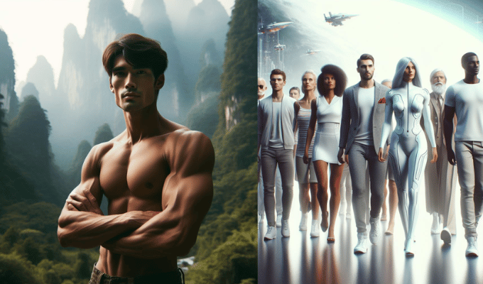 Inteligencia Artificial Proyecta el Futuro de la Humanidad