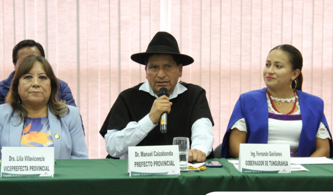 Prefecto de Tungurahua anuncia dos eventos clave