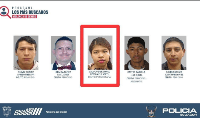 ¡Capturada en Ambato! La tercera más buscada en Ecuador bajo custodia