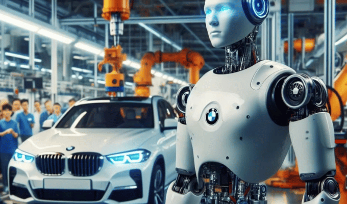 BMW Introduce Robots IA en sus Líneas de Producción
