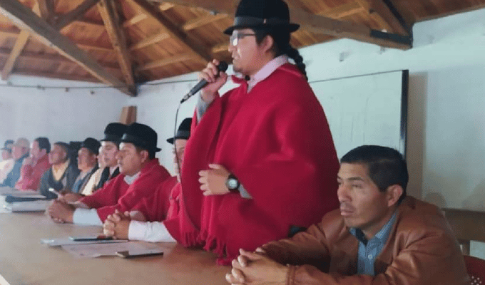 ¡Protesta en Cotopaxi! Indígenas marchan por seguridad y contra el IVA