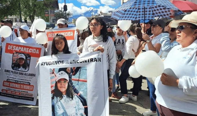 Dana Ramos, la niña desaparecida en Riobamba, hallada sin vida