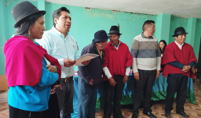Tungurahua: 125 Comunidades Reciben Reconocimiento Legal
