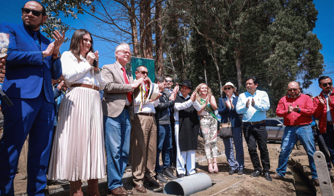 Colocan Primera Piedra para Mega Proyecto de Riego en Tungurahua