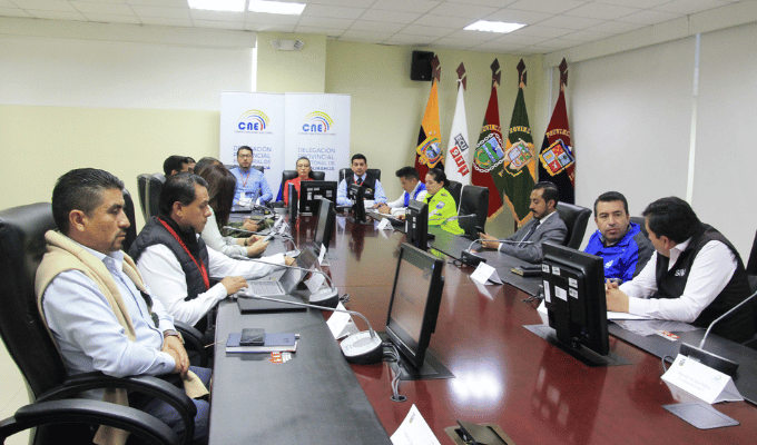 Voto Seguro: Mesa de Seguridad Electoral 2024 en Ambato