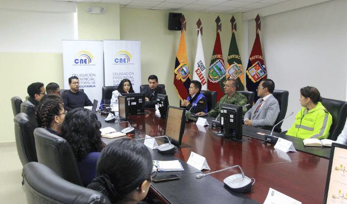 Tungurahu: Primera Reunión Técnica para la Seguridad Electoral