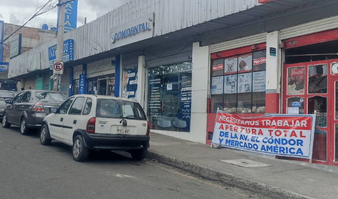 En Ambato: Comerciantes Ruegan por la Reapertura de Calles