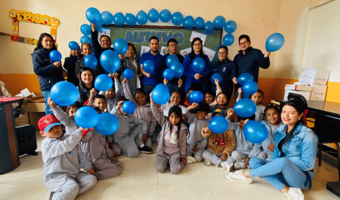 Unidos en la Inclusión: Zona 3 Conmemora a Estudiantes con Autismo