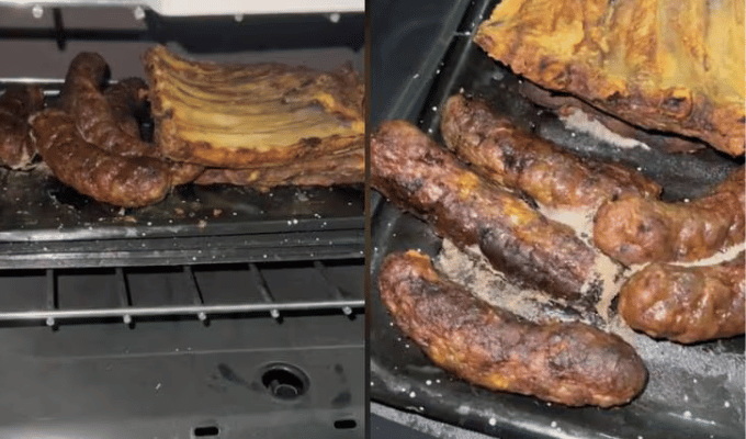 Familia Regresa de Vacaciones y Halla Asado Olvidado en el Horno