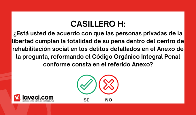 ABORDANDO LA OCTAVA PREGUNTA DEL REFERÉNDUM Y CONSULTA POPULAR 2024