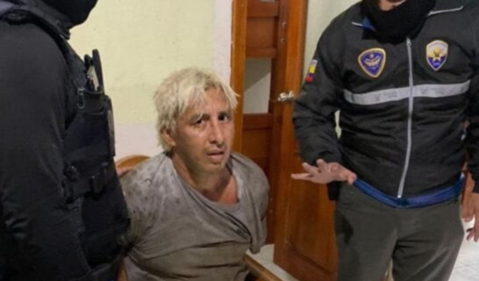¡Atrapado al fin! Líder de Los Lobos, Fabricio Colón Pico, recapturado