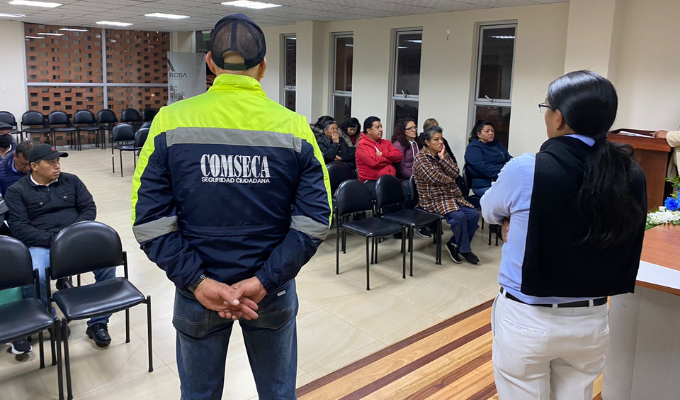 Ambato refuerza la seguridad con formación ciudadana
