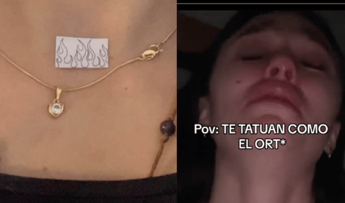 De fueguito a desastre:El tatuaje en el cuello que terminó en lágrimas