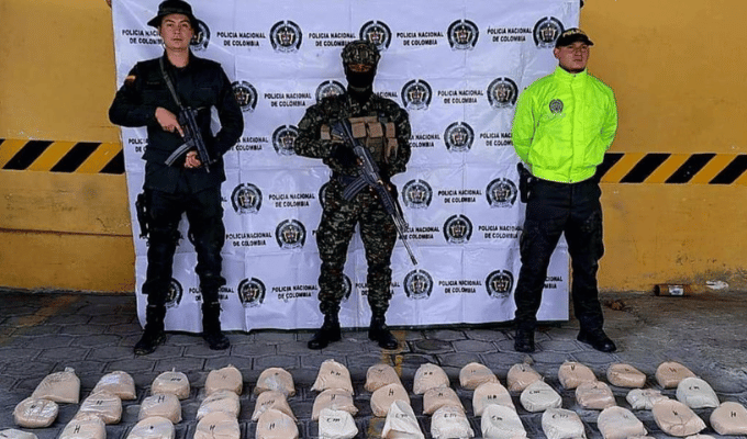 Mayor confiscación de heroína en dos años dirigida a Ecuador