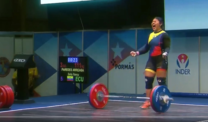 Triple medalla para Bella Paredes en Cuba