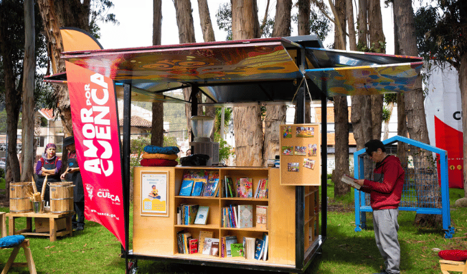 Cuenca inaugura Bibliorío, la nueva biblioteca junto al río Yanuncay