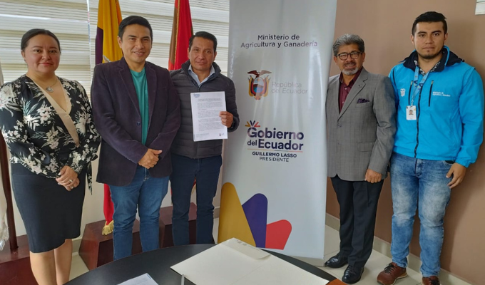 Acuerdo MAG-Mercado Mayorista de Ambato beneficiará a 2400 productores