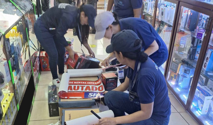 SRI incauta $181.000 en mercancías sin documentación