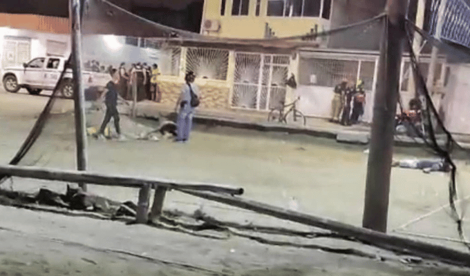 Cuatro personas asesinadas en una cancha de ecuavóley en Manabí