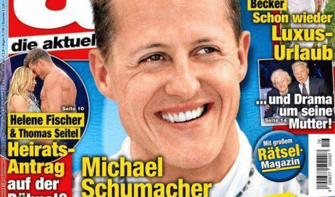 Falsa entrevista a Michael Schumacher genera multa a revista
