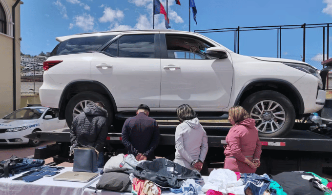 Capturan a delincuentes que secuestraron a viajeros en Quito