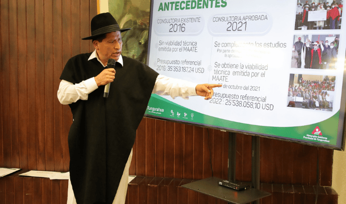 Prefecto de Tungurahua destaca transparencia y logros del 2023