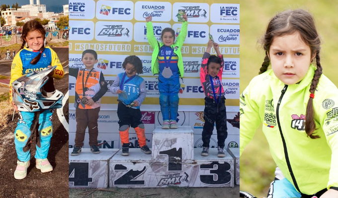 Joven promesa del BMX ecuatoriano sobresale en Tungurahua
