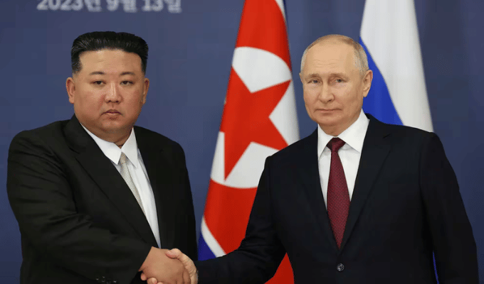 ¡Putin y Kim se abrazan en histórica visita a Pyongyang!
