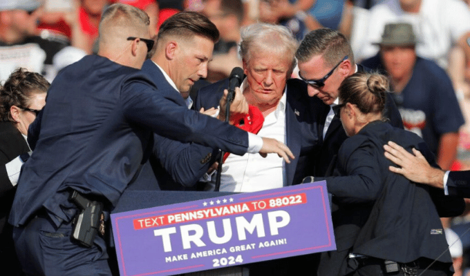 Tirador abatido por Servicio Secreto en mitin de Trump