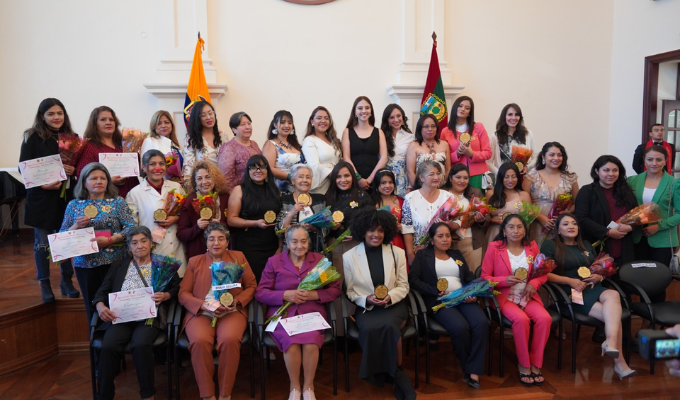 Mujeres Tungurahuenses reconocidas en la "Paz del Campo 2023"