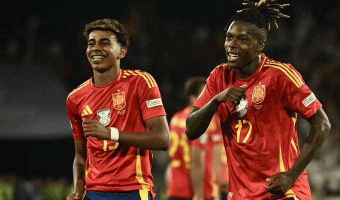 Nico Williams y Lamine Yamal, figuras estelares en la Eurocopa 2024