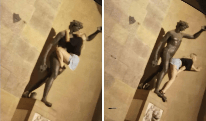 Turismo sin control: Florencia pide respeto tras incidente con estatua
