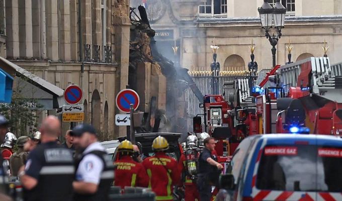 ¡Explosión en París! Un edificio cae y deja 16 heridos