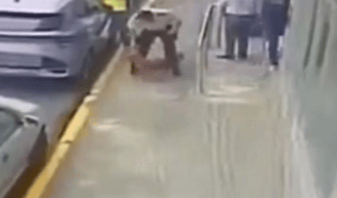 Policía maltrata a un perro con gas pimienta: ¡Será investigado!