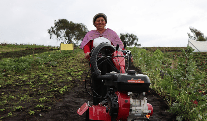 Mujeres rurales de Tungurahua impulsan la agricultura con tecnología