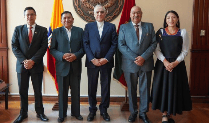 Embajador de Irán en Ecuador visita Ambato para alianzas