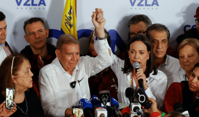 ¡Fraude electoral en Venezuela! María Corina clama victoria