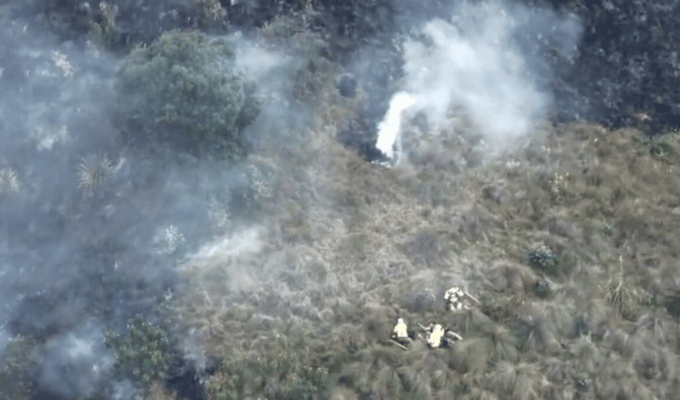 Incendio en San Joaquín: más de 10 horas de lucha sin descanso