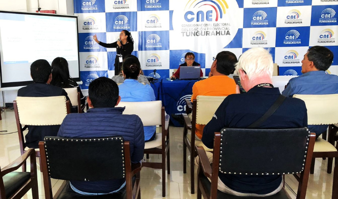 ¡Atención! Consejo Consultivo Electoral en Tungurahua