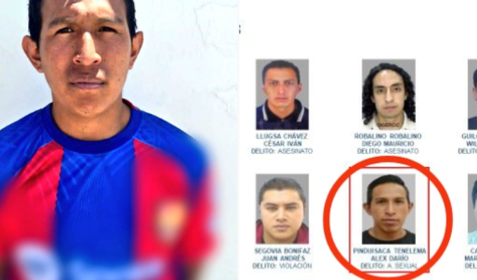 ¡Capturado! El "Octavo Más Buscado" en Chimborazo por abuso sexual