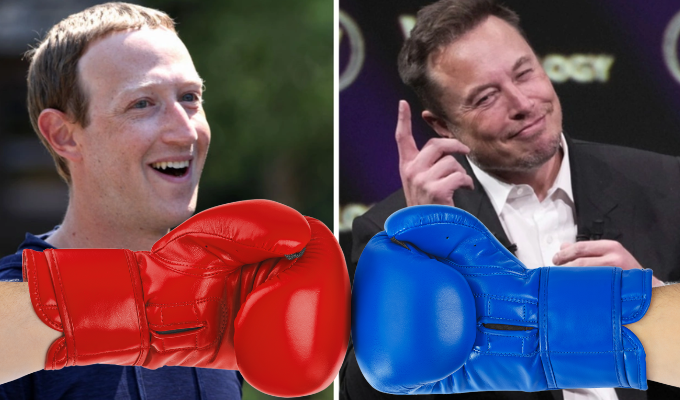 ¿Batalla de titanes? Musk y Zuckerberg, a punto de guantes