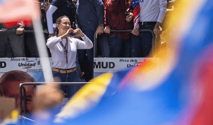 ¡María Corina llama a una protesta mundial!
