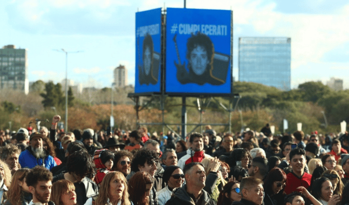 ¡Récord en Vicente López! Mil músicos celebran a Cerati