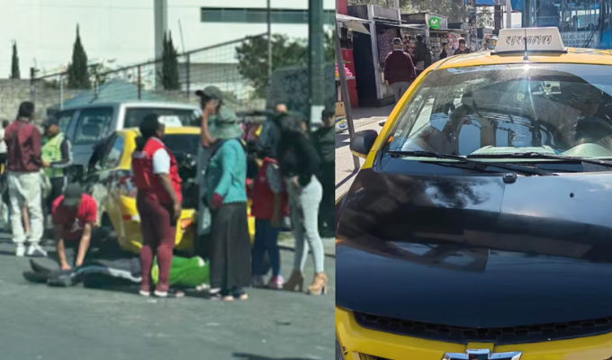 Taxista arrolló a un agente de tránsito en Quito y chocó tres autos