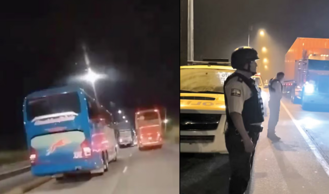 Quevedo: Caravanas de buses escoltadas por la Policía ante robos