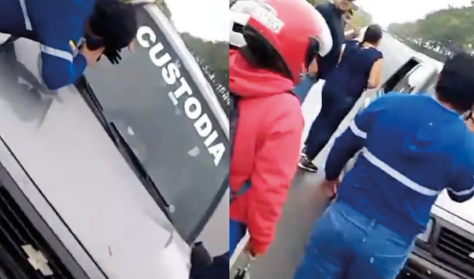 Asesinan a tres guardias en violento ataque a camión cervecero
