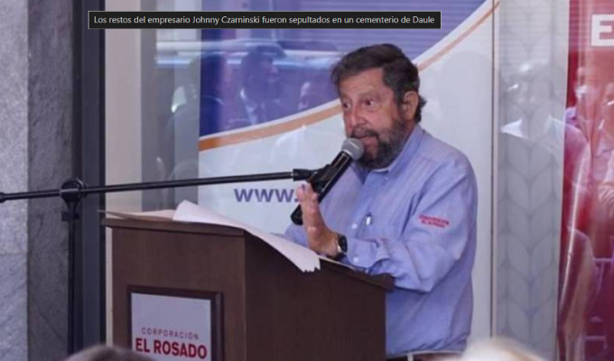 Adiós a Johnny Czarninski: Empresario sepultado en Daule