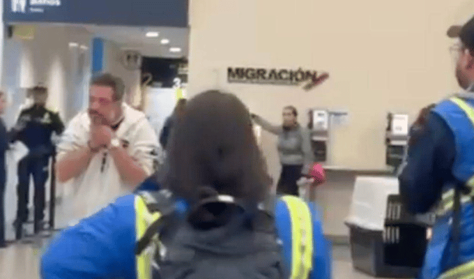 Aeropuerto de Bogotá en shock: intento de suicidio de un extranjero
